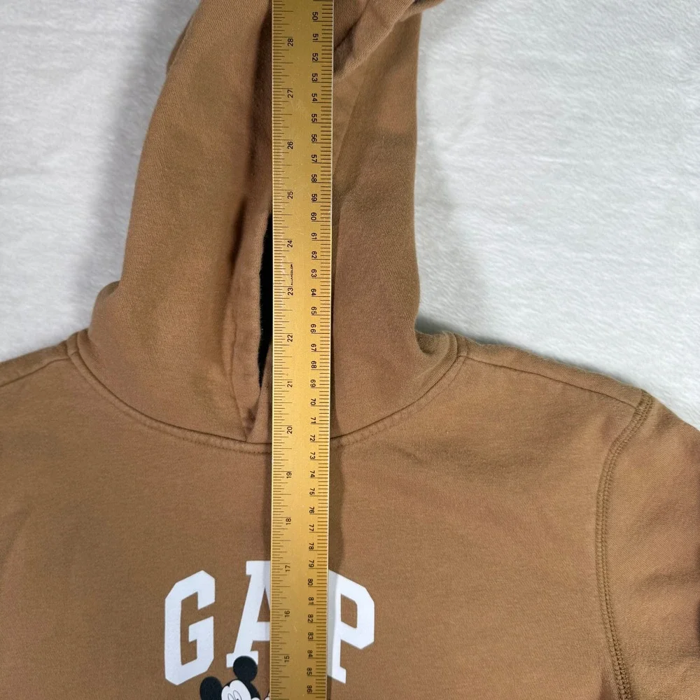 GAP x Disney‎ Kids Hoodie Sweatshirt Size L (10) Brown Mickey Mouse